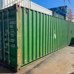 Brugt 40 fods skibscontainer – (RAL 6029)