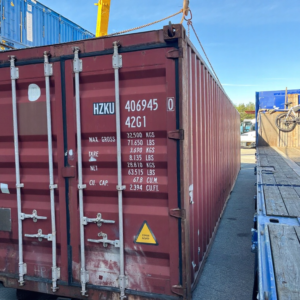 Brugt 40 fods skibscontainer