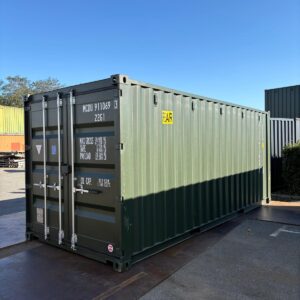 20 fods Dry Double Door-container – 1 gang