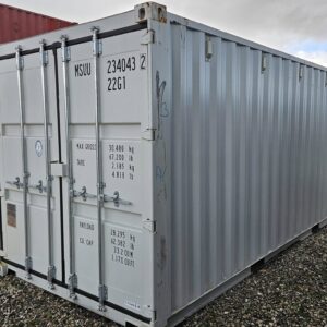 Ny 20 fods container – RAL 7035 | Klar til omgående levering