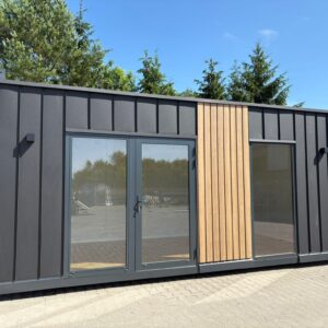 kontorscontainer 6 × 3 m – PIR-isolering 100 mm